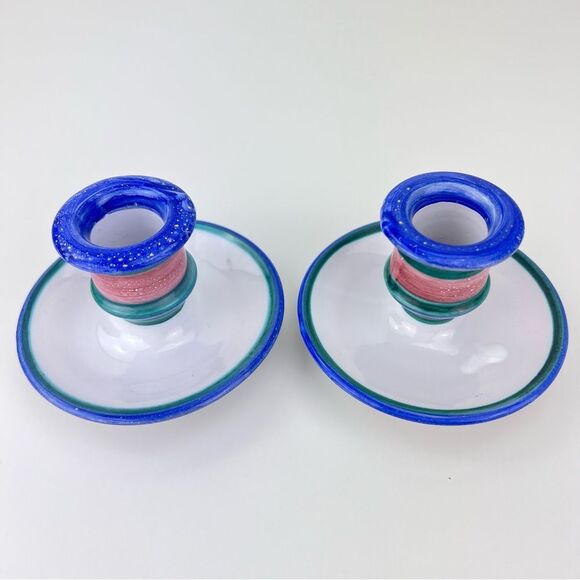 La Piccola Bottega Venice Hand Painted Candle Holders - Picture 3 of 8